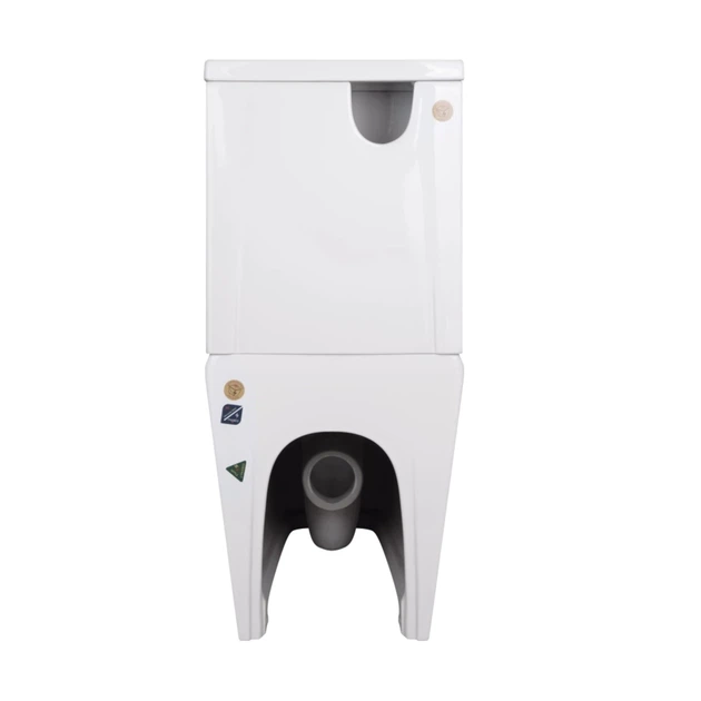 Унитаз-компакт Qtap Crow Eco безободковый с сиденьем Soft-close QTCRO27W48750 - Фото 8 Унитаз-компакт Qtap Crow Eco безободковый с сиденьем Soft-close QTCRO27W48750 - изображение 8