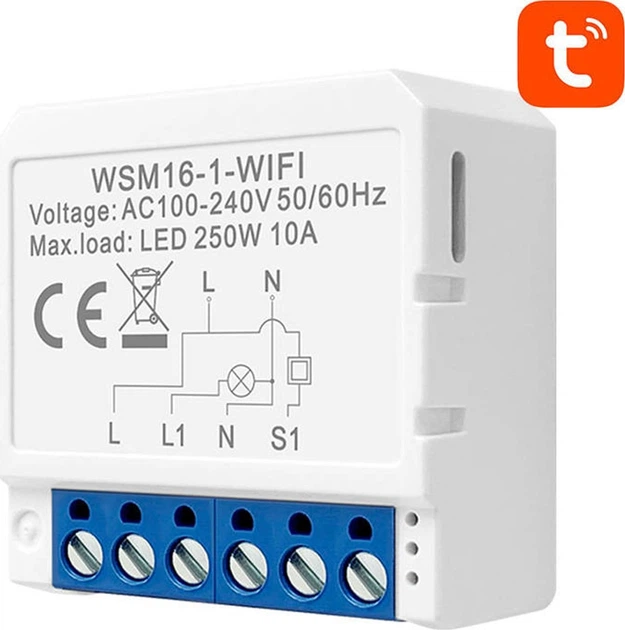 Inteligentny przełącznik Avatto Smart Switch module Wi-Fi (WSM16-W1) - obraz 2