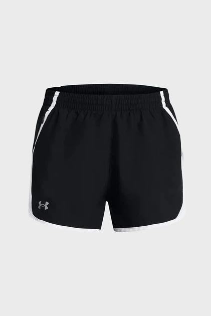 Жіночі чорні шорти UA Fly By 3'' Shorts Under Armour XS 1382438-002 - изображение 5