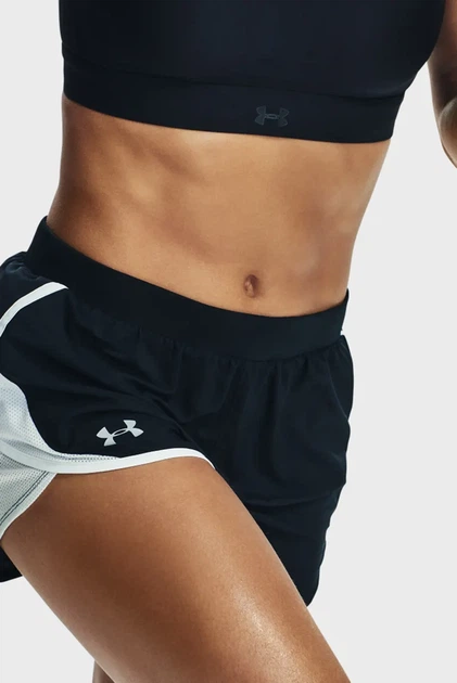 Жіночі чорні шорти UA Fly By 2.0 Short-BLK Under Armour XS 1350196-002 - зображення 5