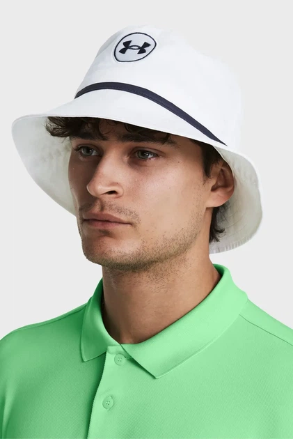 Біла панама Unisex UA Drive LE Bucket Hat Under Armour S/M 1383483-100 - изображение 2