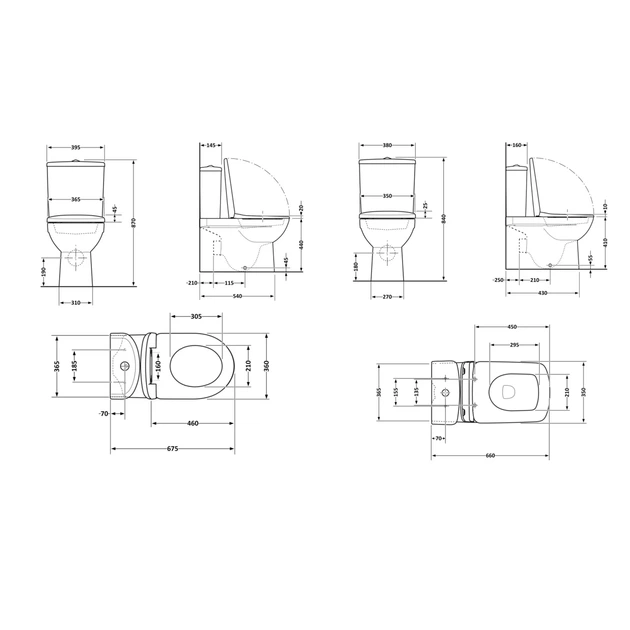 Унитаз напольный Scorpio Ultra Quiet QT14222125AUQW + Унитаз напольный Kalao Rimless QT08221213A W - Фото 2 Унитаз напольный Scorpio Ultra Quiet QT14222125AUQW + Унитаз напольный Kalao Rimless QT08221213A W - изображение 2