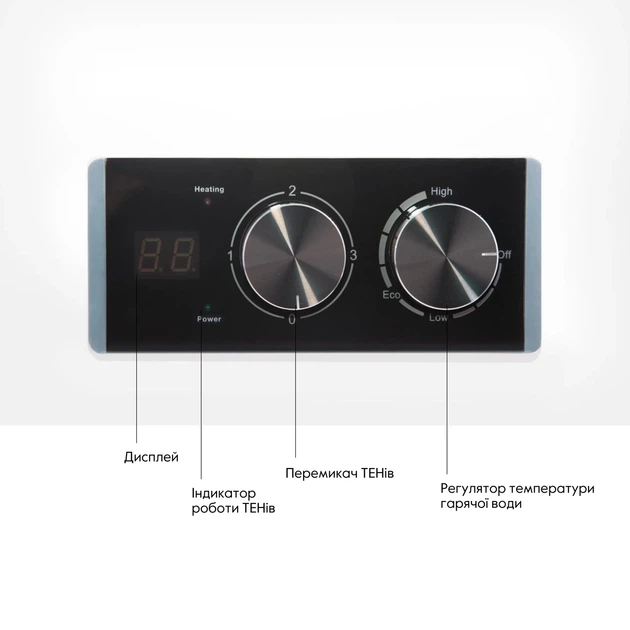Водонагреватель электрический Thermo Alliance 80 л плоский горизонтальный, мокрый ТЭН 2 кВт (0,8+1,2) - изображение 5