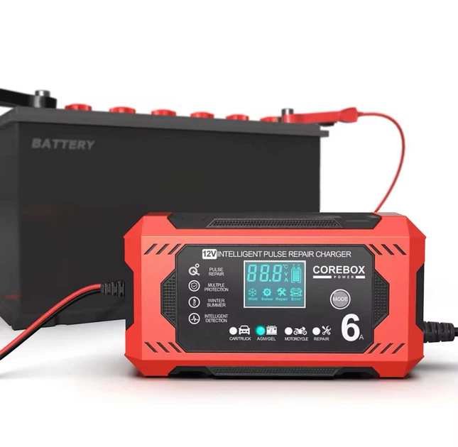 Зарядное устройство зарядка для аккумулятора 12 V 6 А - Фото 1 Зарядное устройство зарядка для аккумулятора 12 V 6 А - изображение 1