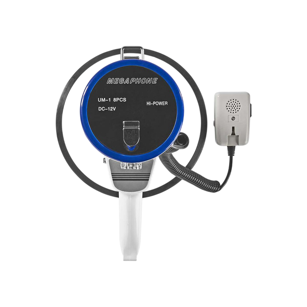 Megafon Nedis 1500 m 135 dB Niebiesko - Biały (8717534026292) - obraz 3