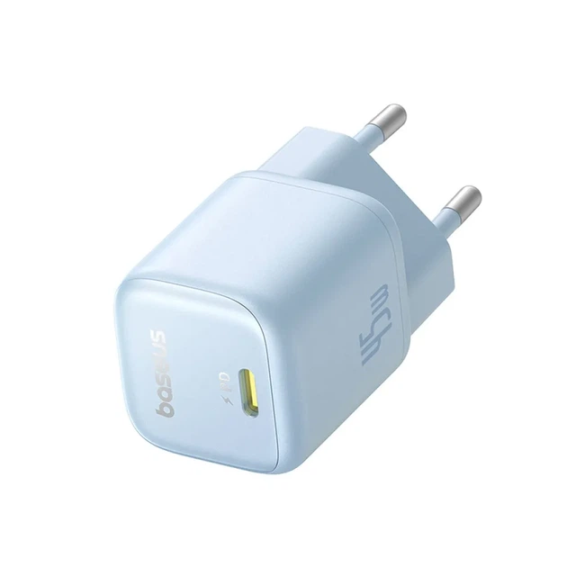 Мережевий зарядний пристрій Baseus PicoGo 45W, GaN, USB-C, Power Delivery, швидка зарядка для смартфонів, планшетів і ноутбуків, компактний адаптер - Фото 4 Мережевий зарядний пристрій Baseus PicoGo 45W, GaN, USB-C, Power Delivery, швидка зарядка для смартфонів, планшетів і ноутбуків, компактний адаптер - зображення 4