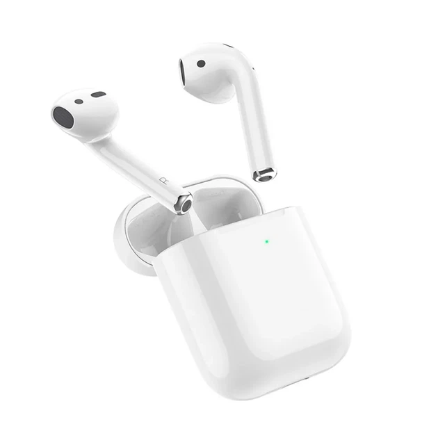 Бездротові навушники HOCO EW74 TWS, Bluetooth 5.4, з кейсом, мікрофоном, білі - Фото 4 Бездротові навушники HOCO EW74 TWS, Bluetooth 5.4, з кейсом, мікрофоном, білі - зображення 4
