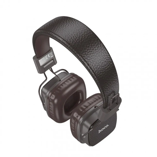 Навушники HOCO W56 Earl Bluetooth 5.3 накладні бездротові, до 25 год роботи, Hi-Fi звук, складні, коричневі - зображення 2