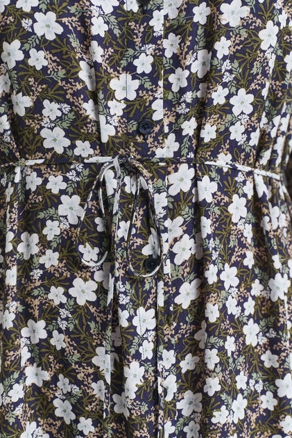 Жіноча синя сукня з візерунком REG FLORAL PRINT Gant 34 4503426 - Фото 5 Жіноча синя сукня з візерунком REG FLORAL PRINT Gant 34 4503426 - изображение 5