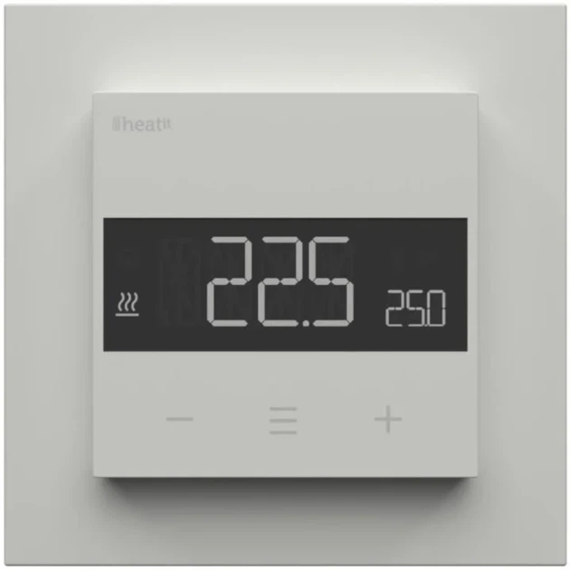 Termostat pokojowy Heatit Z-TRM6 bezprzewodowy 3600 W 16 A 868.4 Mhz Biały (7071236018063) - obraz 2