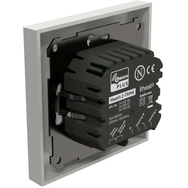 Termostat pokojowy Heatit Z-TRM6 bezprzewodowy 3600 W 16 A 868.4 Mhz Biały (7071236018063) - obraz 6