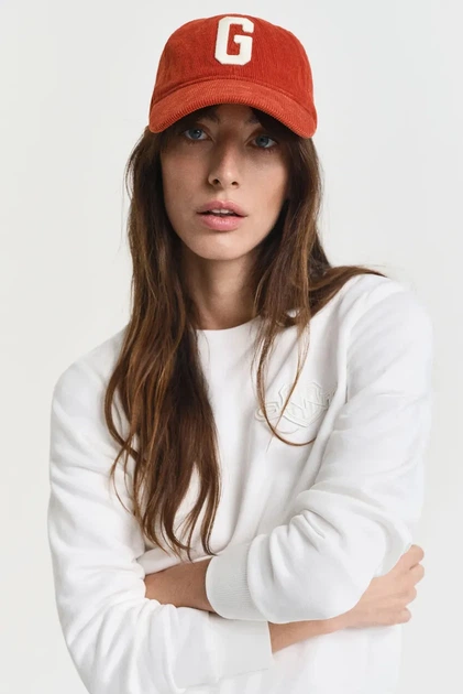 Жіночий білий світшот SHIELD C-NECK SWEAT Gant M 4202586 - Фото 4 Жіночий білий світшот SHIELD C-NECK SWEAT Gant M 4202586 - изображение 4