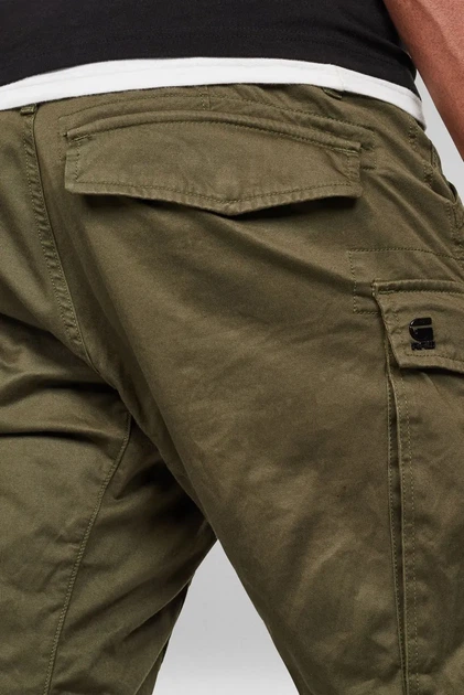 Чоловічі зелені карго Rovic Zip 3D Тapered G-Star RAW 32-32 D02190,5126 - изображение 4