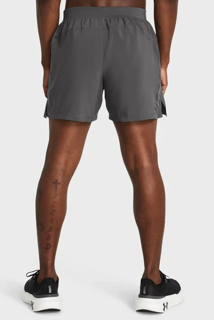 Чоловічі сірі шорти UA LAUNCH 5'' SHORTS Under Armour XS 1382617-025 - Фото 3 Чоловічі сірі шорти UA LAUNCH 5'' SHORTS Under Armour XS 1382617-025 - изображение 3