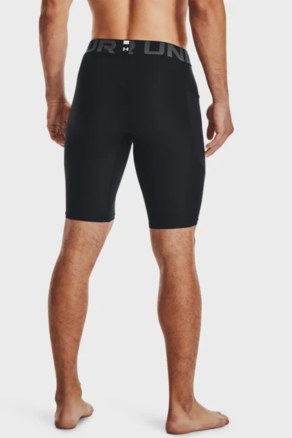 Чоловічі чорні велосипедки UA HG Armour Lng Shorts Under Armour S 1361602-001 - зображення 3