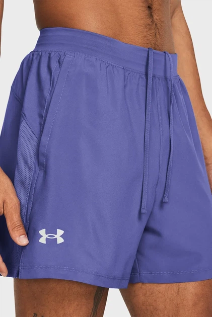 Чоловічі фіолетові шорти UA LAUNCH 5'' SHORTS Under Armour SM 1382617-561 - изображение 4