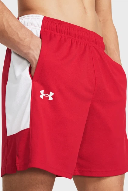 Чоловічі червоні шорти UA Baseline Short Under Armour LG 1383389-600 - изображение 4