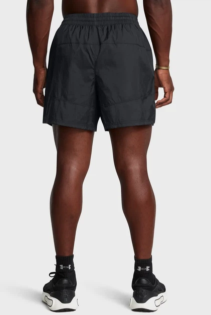 Чоловічі чорні шорти UA M's 96 Terrace Wvn Shorts Under Armour S 1387924-001 - изображение 3