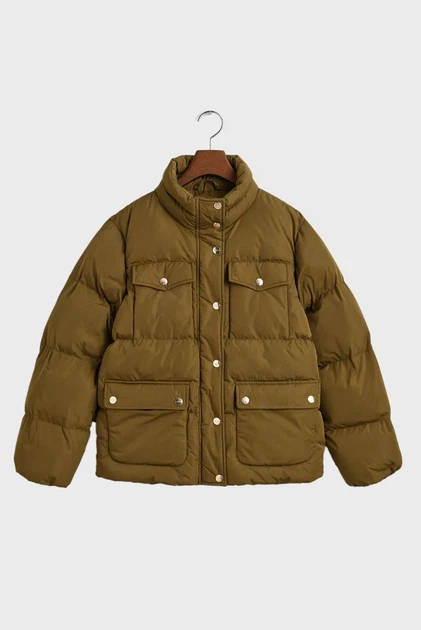 Жіноча оливкова куртка ACTIVE CLOUD JACKET Gant L 4700340 - Фото 7 Жіноча оливкова куртка ACTIVE CLOUD JACKET Gant L 4700340 - изображение 7
