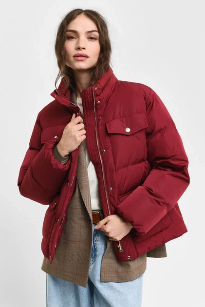 Жіноча бордова куртка ACTIVE CLOUD JACKET Gant S 4700340 - Фото 1 Жіноча бордова куртка ACTIVE CLOUD JACKET Gant S 4700340 - изображение 1