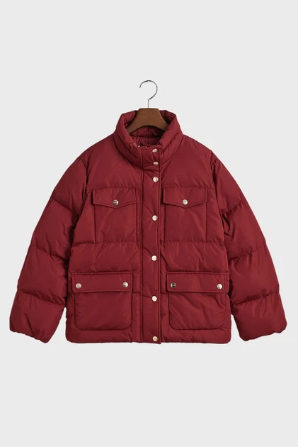 Жіноча бордова куртка ACTIVE CLOUD JACKET Gant S 4700340 - Фото 6 Жіноча бордова куртка ACTIVE CLOUD JACKET Gant S 4700340 - изображение 6