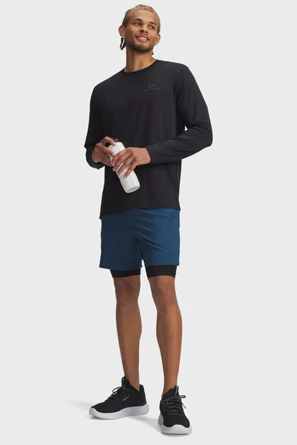 Чоловічі темно-сині шорти UA Vanish Woven 2in1 Sts Under Armour LG 1373764-498 - Фото 2 Чоловічі темно-сині шорти UA Vanish Woven 2in1 Sts Under Armour LG 1373764-498 - зображення 2