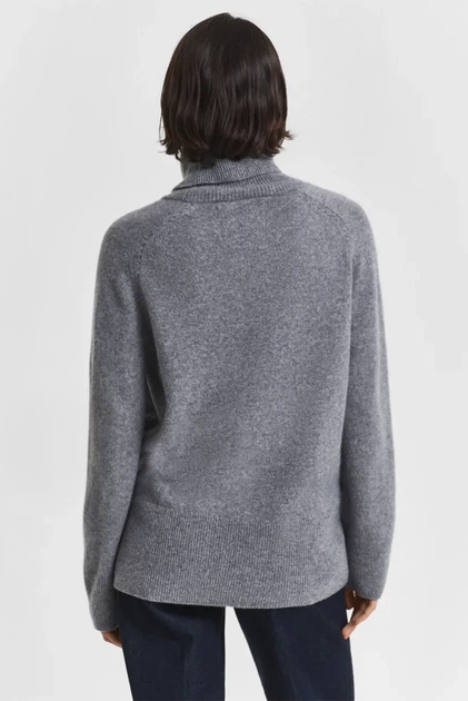 Жіночий сірий сірий SOFT WOOL TURTLENECK Gant S 4805377 - зображення 3