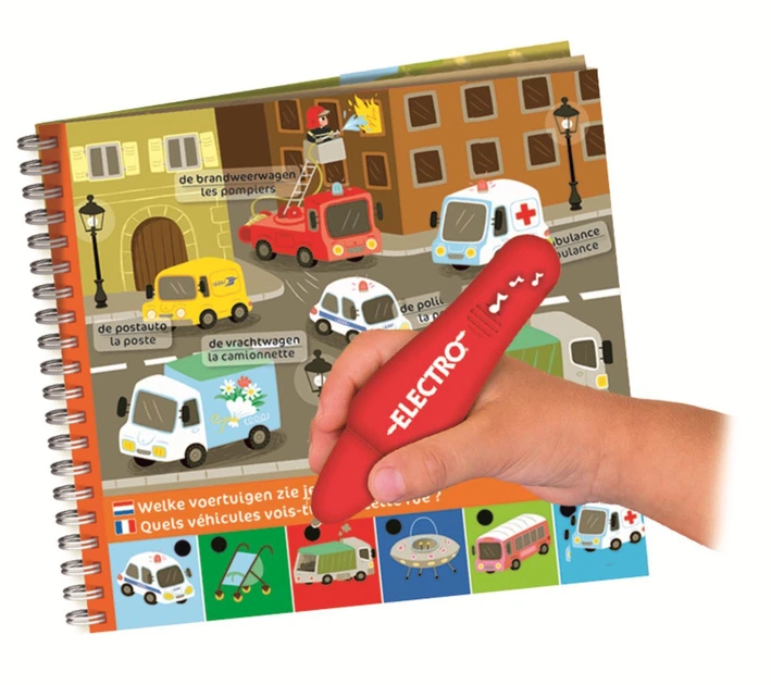 Gra planszowa Jumbo Electro Mini pojazdy (8710126195598) - obraz 2