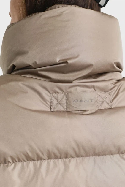 Жіночий бежевий пуховик RELAXED Gant XS 4700398 - изображение 5