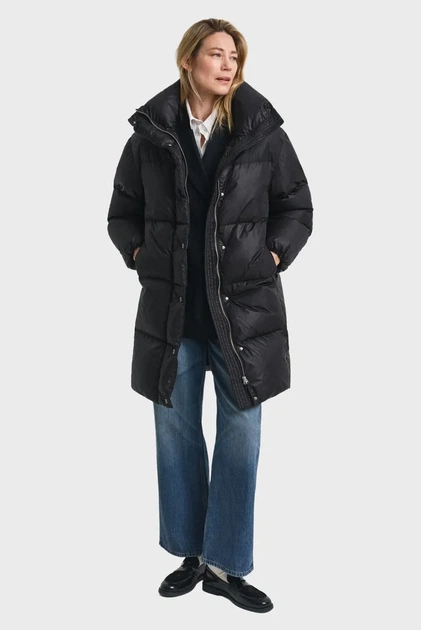 Жіночий чорний пуховик RELAXED Gant S 4751159 - изображение 2