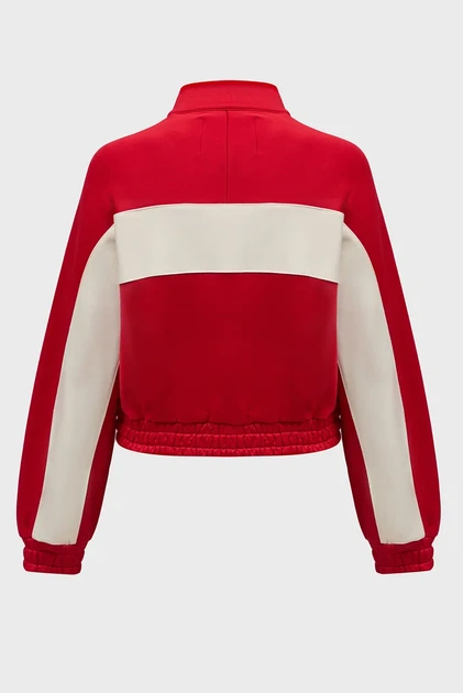 Жіноча червона спортивна кофта G-BADGE ZIP TRACKSUIT Gant S 4200491 - зображення 2