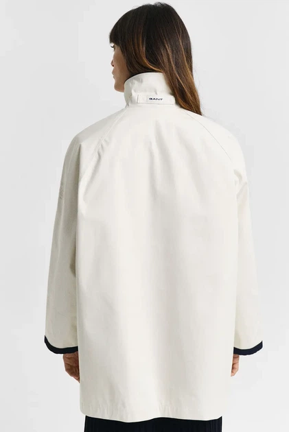 Жіноча біла парка CONTRAST COLLAR SALING JACKET Gant S 4700375 - изображение 3