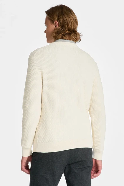 Чоловічий перловий джемпер COTTON TEXTURE Gant XXL 8030171 - изображение 3