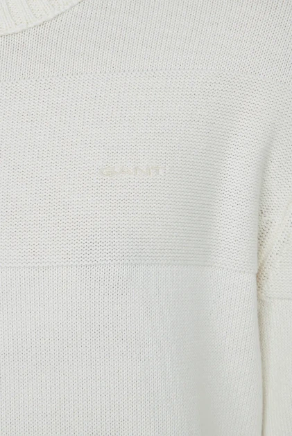 Чоловічий білий джемпер TONAL BARSTRIPED Gant XL 8040182 - изображение 3