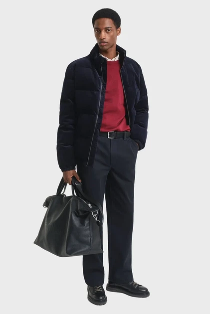 Чоловічий червоний вовняний джемпер SUPERFINE Gant M 87211 - изображение 2