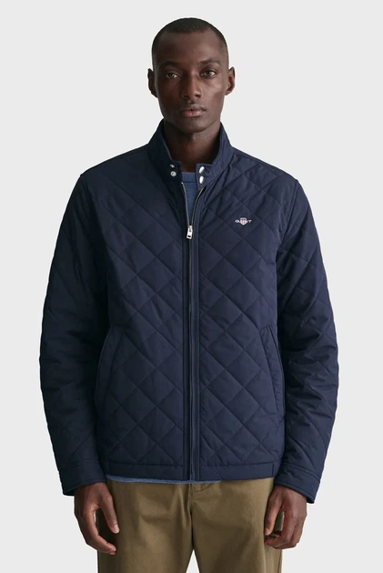 Чоловіча темно-синя куртка QUILTED WINDCHEATER Gant XXL 7006340 - Фото 1 Чоловіча темно-синя куртка QUILTED WINDCHEATER Gant XXL 7006340 - изображение 1