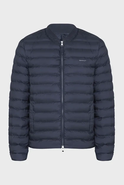 Чоловіча темно-синя куртка QUILTED COLLARED Gant M 7006300 - Фото 7 Чоловіча темно-синя куртка QUILTED COLLARED Gant M 7006300 - изображение 7