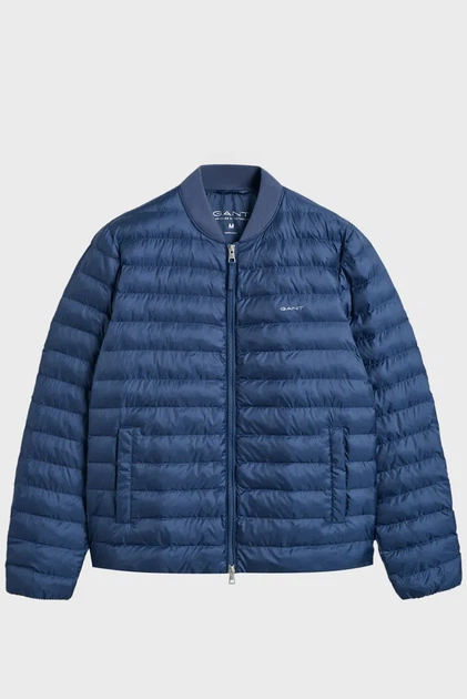 Чоловіча темно-синя куртка LIGHT PADDED BOMBER Gant S 7006300 - Фото 1 Чоловіча темно-синя куртка LIGHT PADDED BOMBER Gant S 7006300 - изображение 1