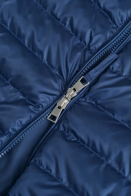 Чоловіча темно-синя куртка LIGHT PADDED BOMBER Gant S 7006300 - Фото 3 Чоловіча темно-синя куртка LIGHT PADDED BOMBER Gant S 7006300 - изображение 3