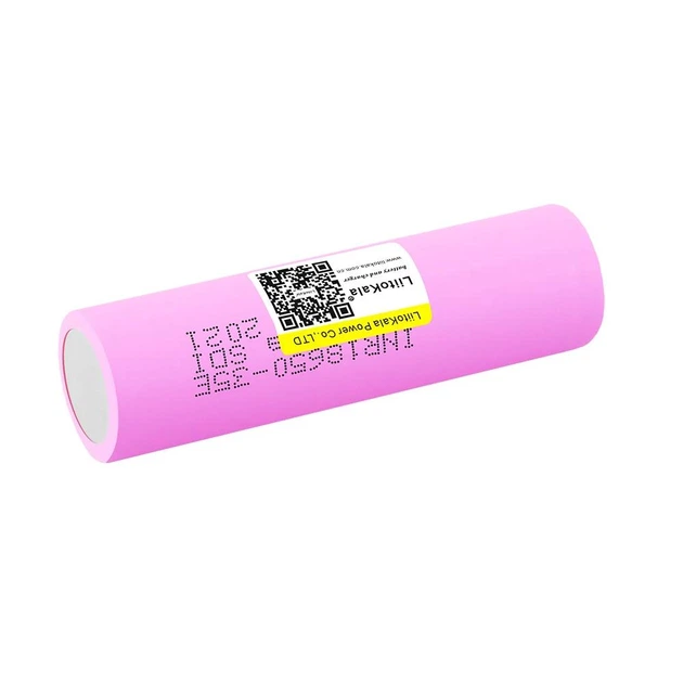Аккумулятор LiitoKala 35E, 3500mAh (3.7V 25А) INR, 18650, высокотоковый, Purple - изображение 2