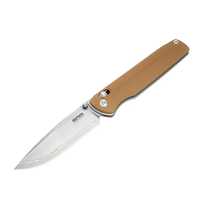 Нож складной SRM Terrier 258L-GW2, коричневый - изображение 8