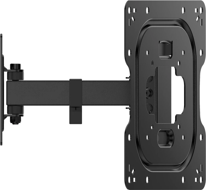 Кронштейн для ТВ AGN AGN43-221P з поворотом/одне коліно/23"-43"/30 кг/max.VESA 200x200/Чорний - изображение 2