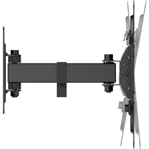 Кронштейн для ТВ AGN AGN43-221P з поворотом/одне коліно/23"-43"/30 кг/max.VESA 200x200/Чорний - изображение 7