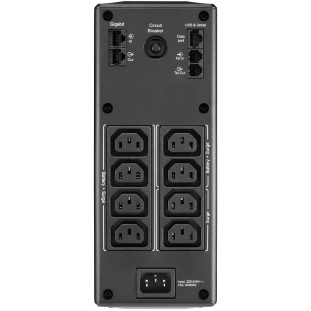 Джерело безперебійного живлення APC Back UPS Pro 1600VA/960W, LCD, USB, 6+2 C13, (BR1600MI) - Фото 4 Джерело безперебійного живлення APC Back UPS Pro 1600VA/960W, LCD, USB, 6+2 C13, (BR1600MI) - изображение 4