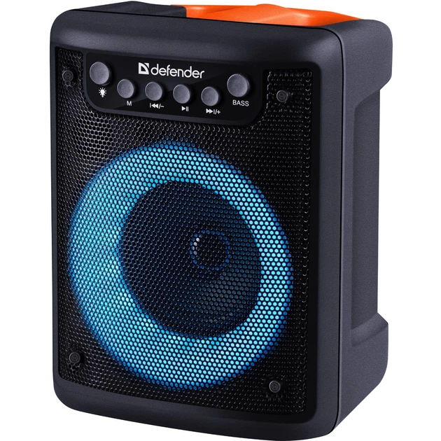 Акустична система 1.0 Defender Funky 10Вт, Light/BT/FM/USB/MIC/AUX - Фото 2 Акустична система 1.0 Defender Funky 10Вт, Light/BT/FM/USB/MIC/AUX - изображение 2