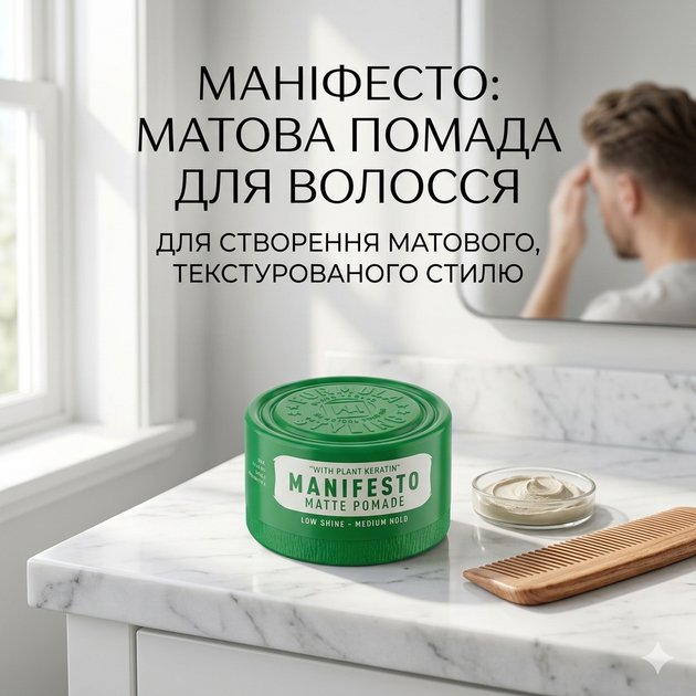 Матова помада для волосся Immortal Infuse Manifesto Matte Pomade, 150 мл (INF-97) - Фото 2 Матова помада для волосся Immortal Infuse Manifesto Matte Pomade, 150 мл (INF-97) - изображение 2