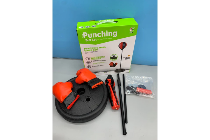 Боксерська груша для дітей на стійці з рукавичками Punching Ball Set - зображення 3