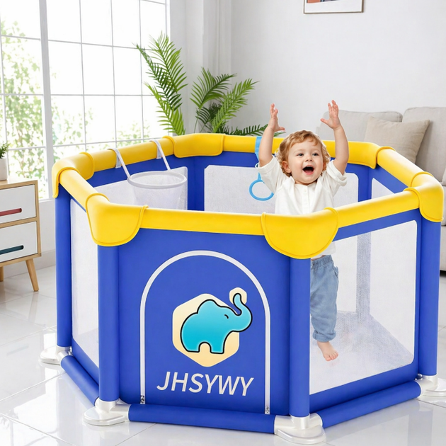 Детский игровой манеж-бассейн 3в1 128×66×63 см - изображение 2