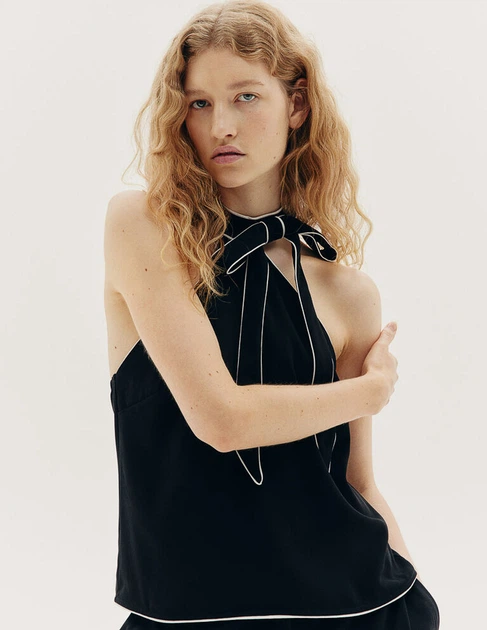 Топ H&M Ж1125588 (12525500) колір чорний M - зображення 2