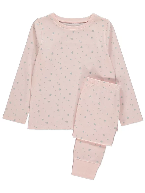 Дитяча піжама для дівчинки George 98-104 см (3-4 роки) Рожева - Фото 1 Дитяча піжама для дівчинки George 98-104 см (3-4 роки) Рожева - зображення 1